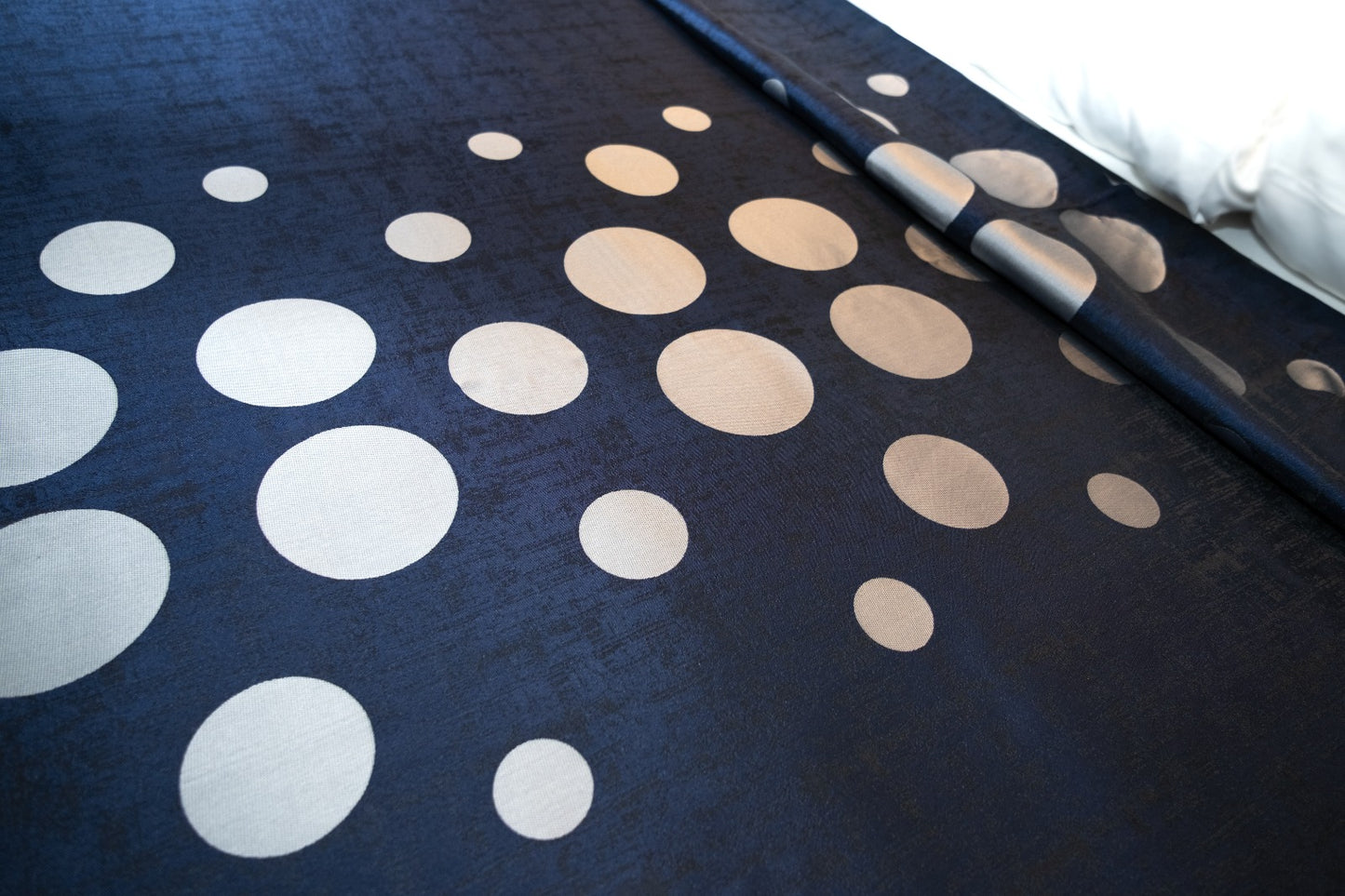 Polka Dots Navy/Grey